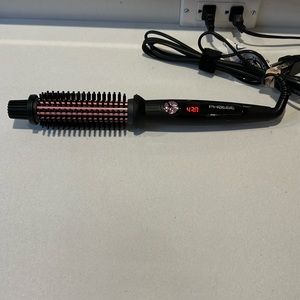 PHOEBE Curling Iron Brush, 1 Inch Tourmaline Ceramic Ionic Instant Heat Up